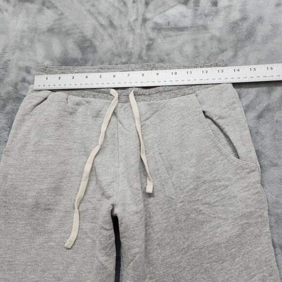 Sundry Pants Womens 1/S Heathered Gray Ankle Flare Sweatpants Lounge Raw Hem - Picture 6 of 10